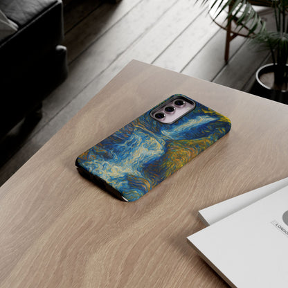 Artistic Phone Case - Waterfall Design, Unique Gift, Phone Accessory, Nature Lover, Original Artwork - TRV