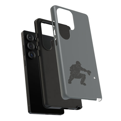 Printify baseball catcher phone case, tough protective cover with catcher design, fits smartphone models, durable and stylish.