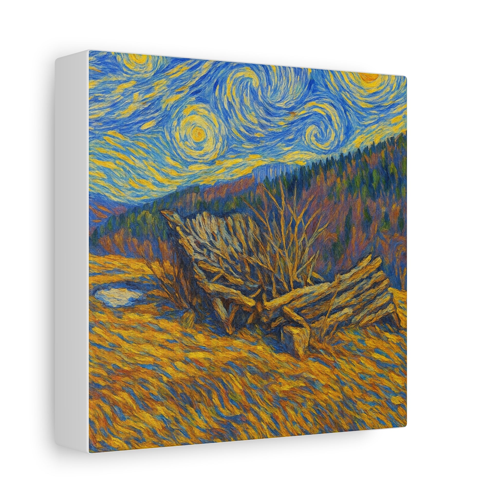Artistic Van Gogh Style Canvas Wall Art, Nature Inspired Decor, Home Aesthetic, Gift for Art Lovers, Gallery Wall Piece, Living Room Decor, [...] - TRV