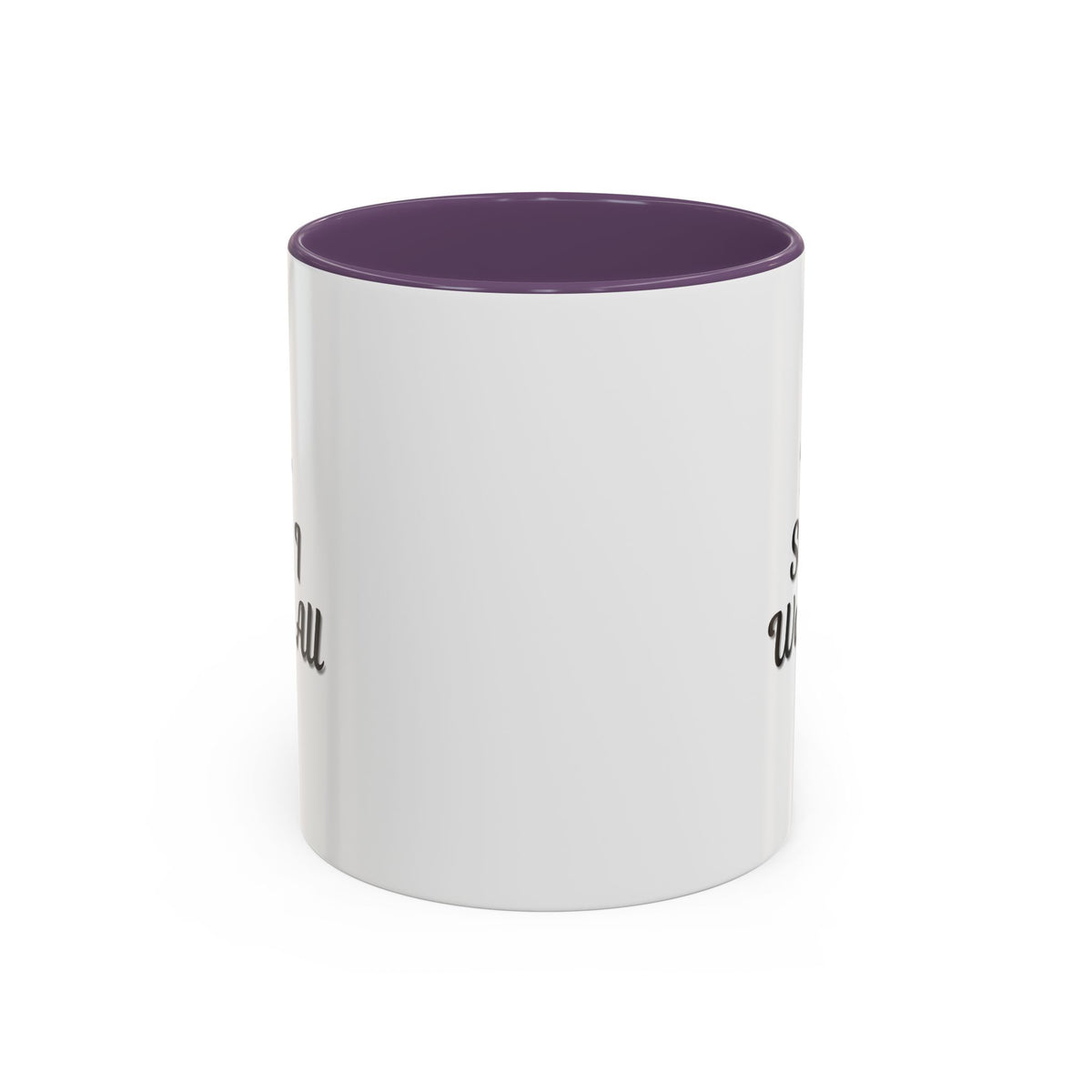 Printify holiday coffee mug featuring "Dear Santa I Want It All" Christmas message, perfect for festive gift-giving.