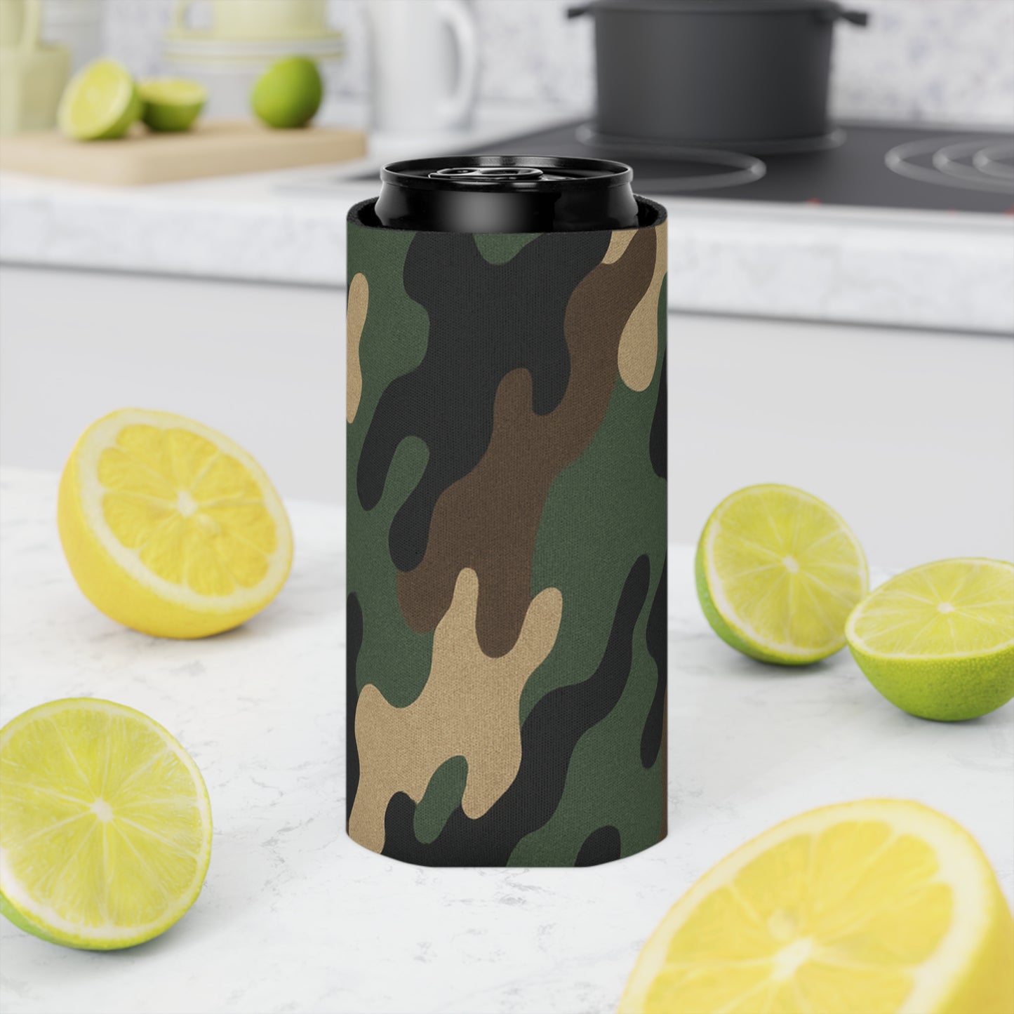 Camouflage Can Cooler | Beverage Insulator, Outdoor Parties, Gifts for Him, Hunting Accessories, Camping Gear - TRV