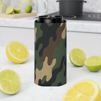 Camouflage Can Cooler | Beverage Insulator, Outdoor Parties, Gifts for Him, Hunting Accessories, Camping Gear - TRV