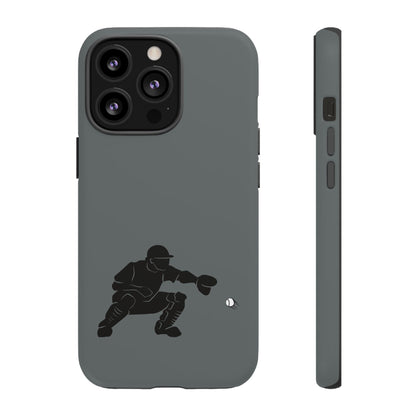 Printify baseball catcher phone case, tough protective cover with catcher graphic, designed for durable smartphone protection.