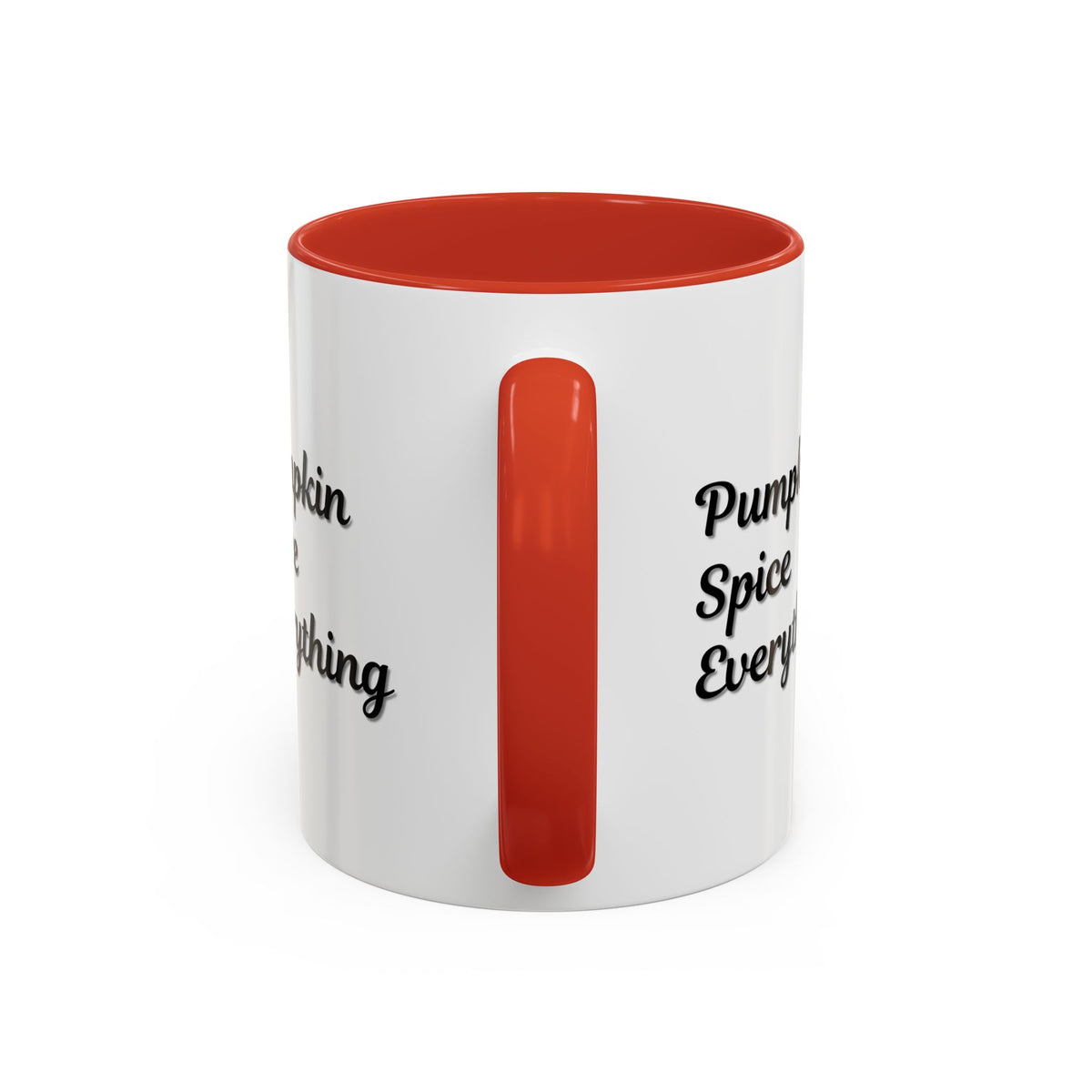 Pumpkin Spice Everything accent coffee mug by Printify, fall-themed ceramic mug with pumpkin and seasonal design, 11oz or 15oz size.