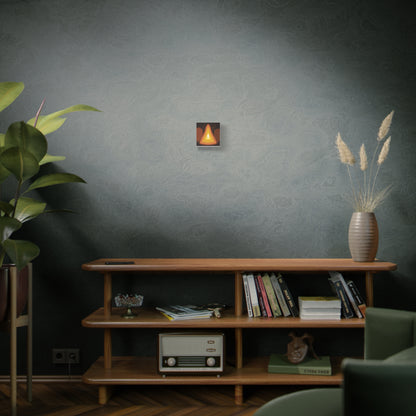 Concentric Fire Furnace Cross-Section Matte Canvas
