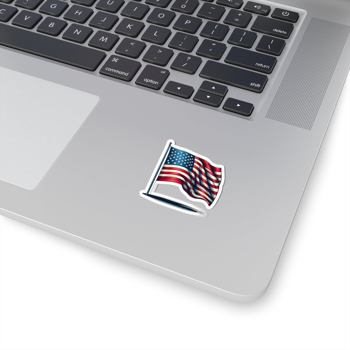 Patriotic Kiss-Cut Stickers | American Flag Decals for Laptops, Water Bottles, Scrapbooking, Fourth of July, Memorial Day - TRV