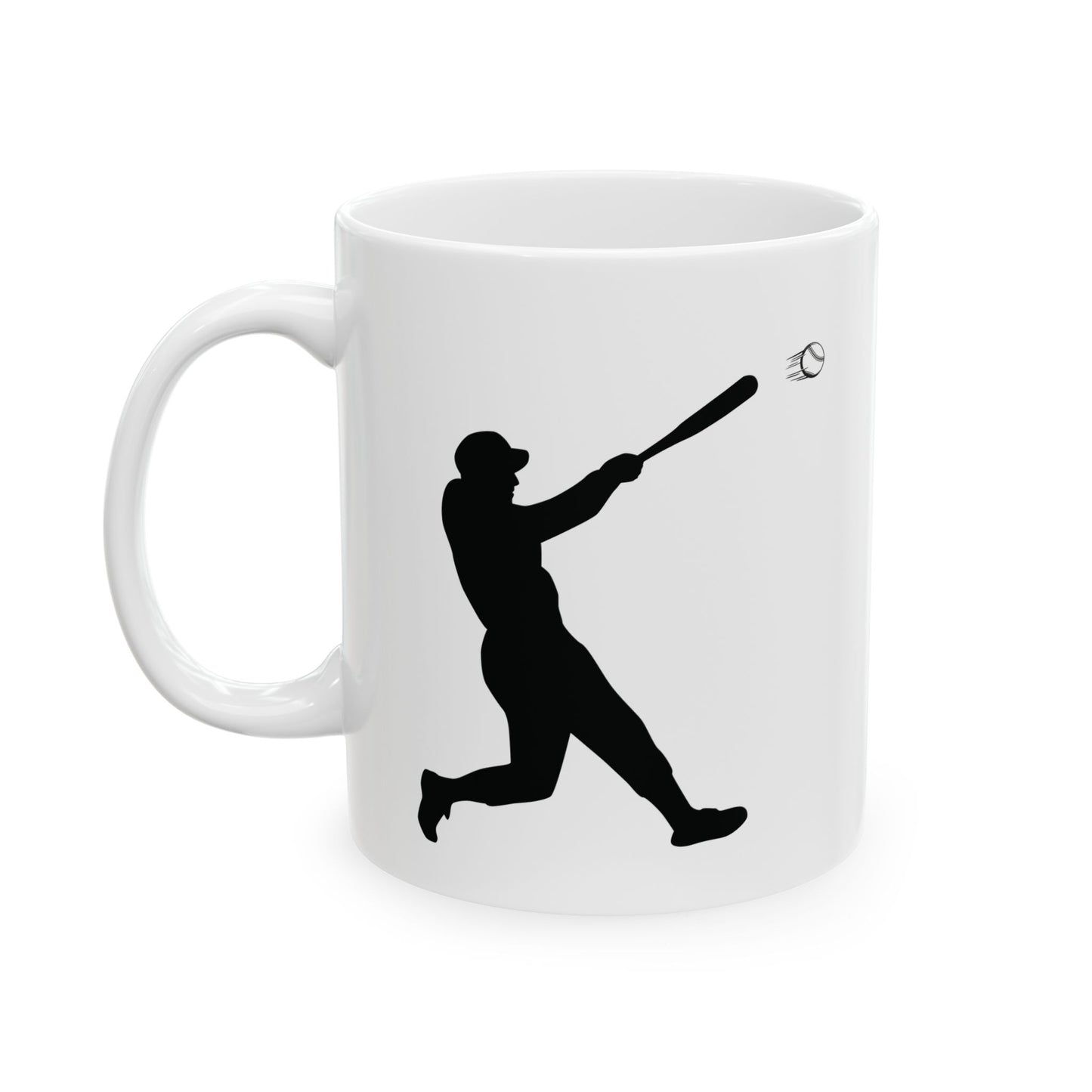 Baseball Ceramic Mug for Athletes, Motivational Gift for Coaches, Perfect for Birthdays, Team Events, or Just for Coffee Lovers
