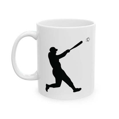 Baseball Ceramic Mug for Athletes, Motivational Gift for Coaches, Perfect for Birthdays, Team Events, or Just for Coffee Lovers