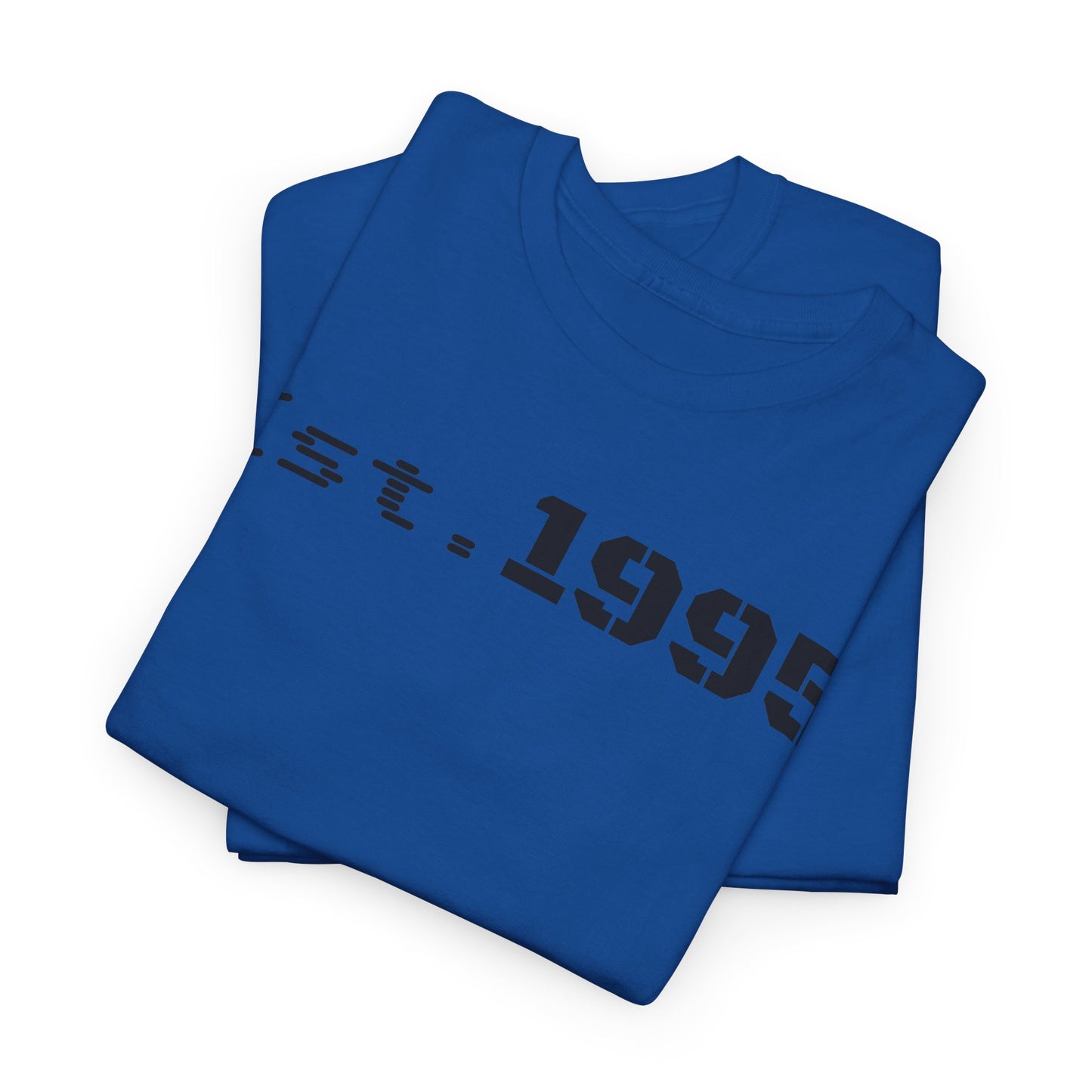 Unisex Heavy Cotton Tee - Est. 1995, Vintage Birthday Gift, Customizable Tee, Retro Unisex Shirt, Casual Everyday Wear