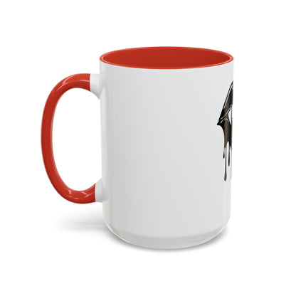 Vampire Lip Accent Coffee Mug - 11oz & 15oz - Unique Halloween Gift - TRV