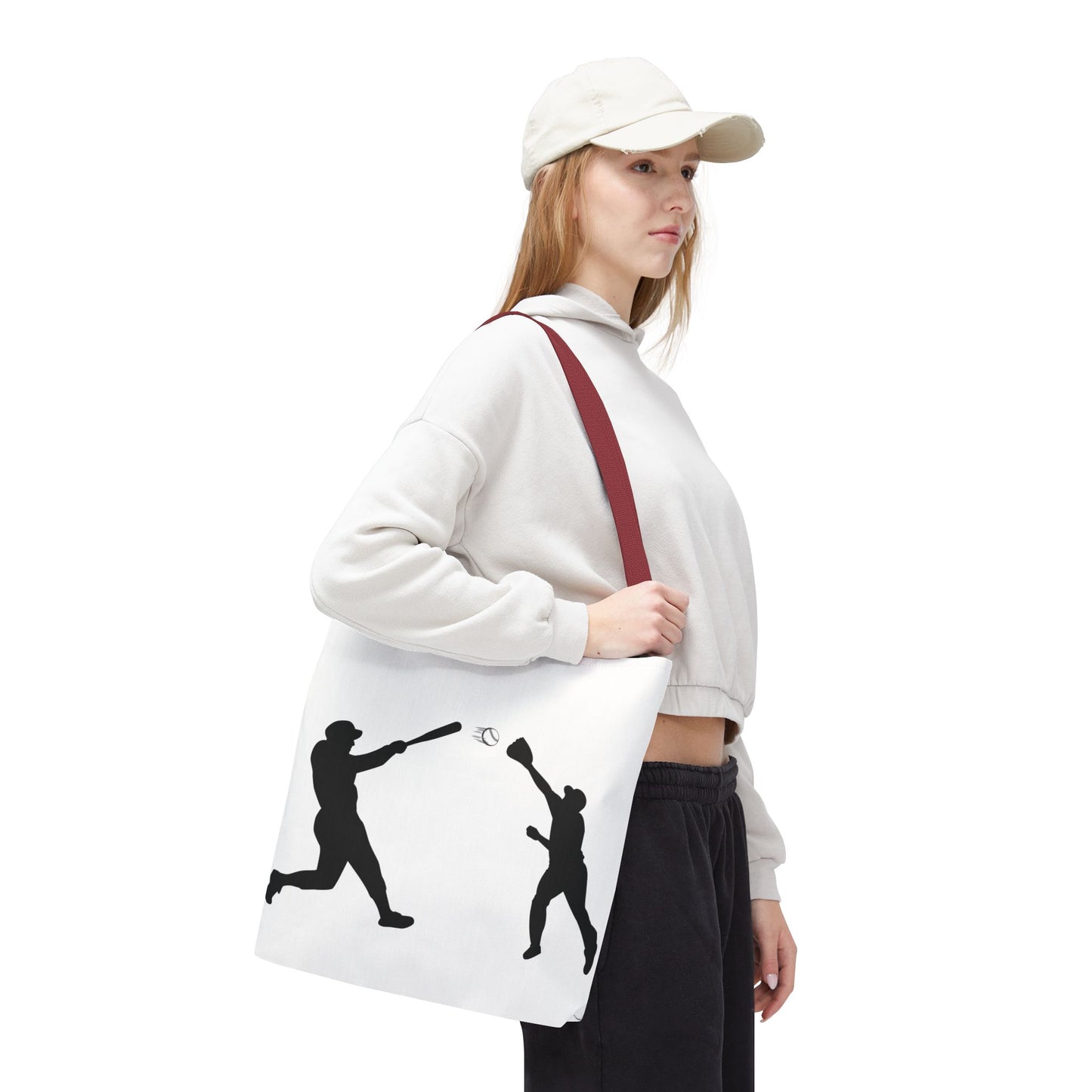 Baseball Tote Bag, Perfect for Sports Fans, Great Gift for Players, Ideal for Game Days, Accessory for Summer Outings - TRV