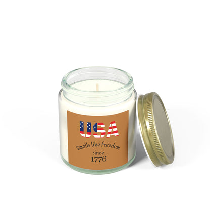 USA Freedom Scented Candles - Smells Like Freedom Since 1776, Home Decor, Patriotic Gifts, Independence Day, Relaxation, Eco-Friendly [...]