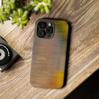Autumn Blur Tough Phone Case — Fall Colors Protective iPhone Cover