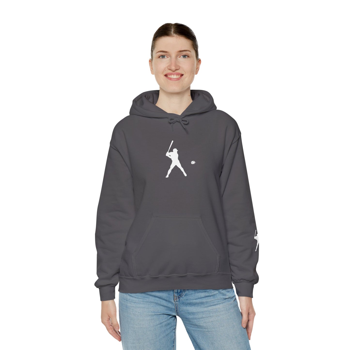 Sporty Unisex Baseball Hooded Sweatshirt, Casual Hoodie for Athletes, Perfect for Gifts, Comfy Streetwear, Ideal for Sports Events, Personal Use - TRV
