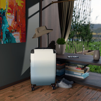 Gradient Carry-On Suitcase – Ombre Blue Travel Luggage