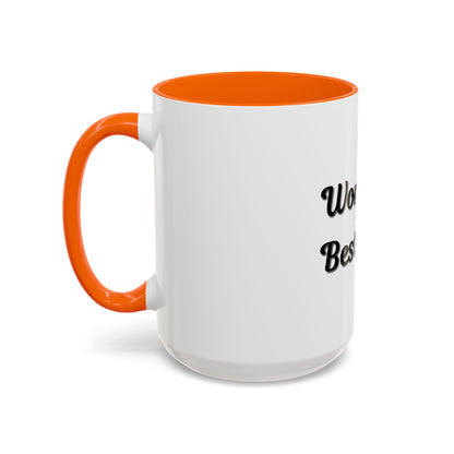 World's Best Mom Accent Coffee Mug - 11oz & 15oz - Perfect Gift for Mother's Day - TRV