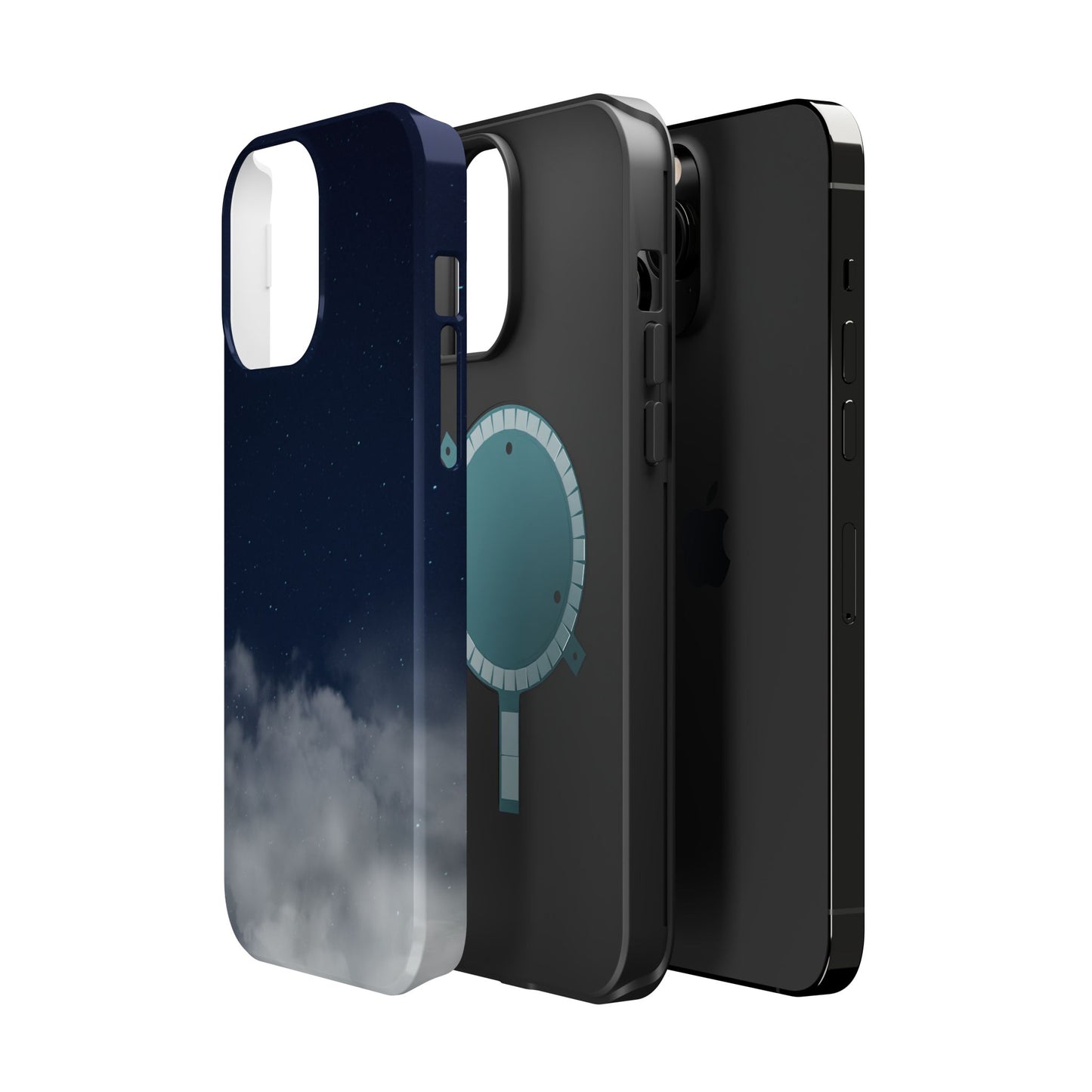 Night Sky Magnetic Impact-Resistant Phone Case — Foggy Cloud Design