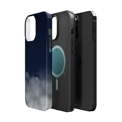 Night Sky Magnetic Impact-Resistant Phone Case — Foggy Cloud Design