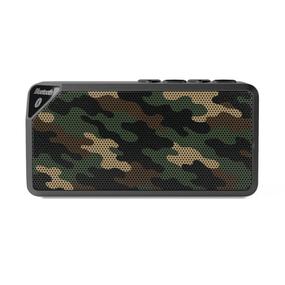 Camo Bluetooth Speaker — Portable Wireless Speaker with Military Camouflage Grill