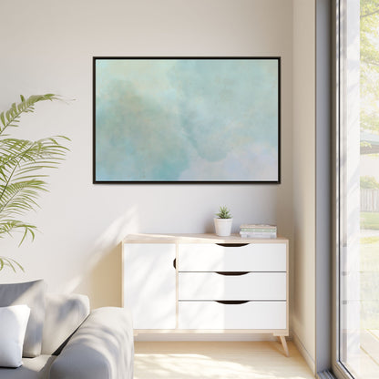 Soft Abstract Pastel Watercolor Matte Canvas