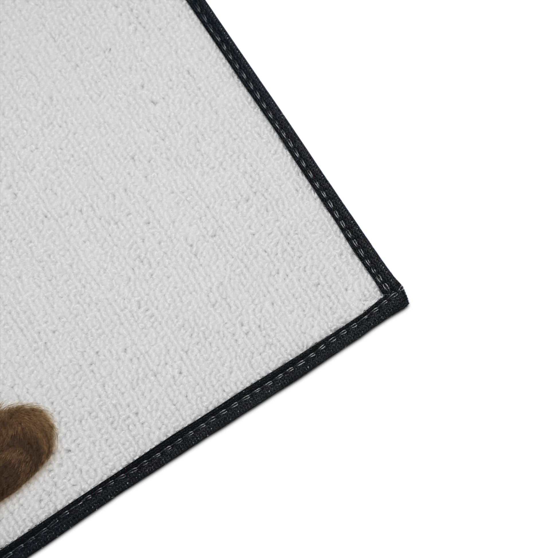 Cute cat-themed floor mat by Printify featuring a playful cat design, ideal as a heavy-duty entrance doormat for cat lovers.