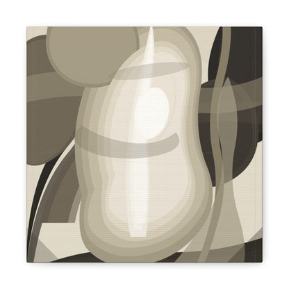 Abstract Neutral Pear Still Life Canvas