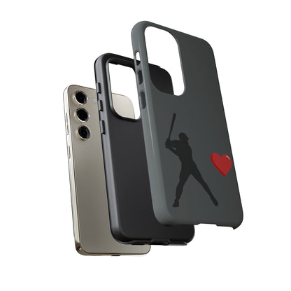 Printify Baseball Love phone case featuring sports-themed design, durable case for sports fans, perfect Father's Day gift.