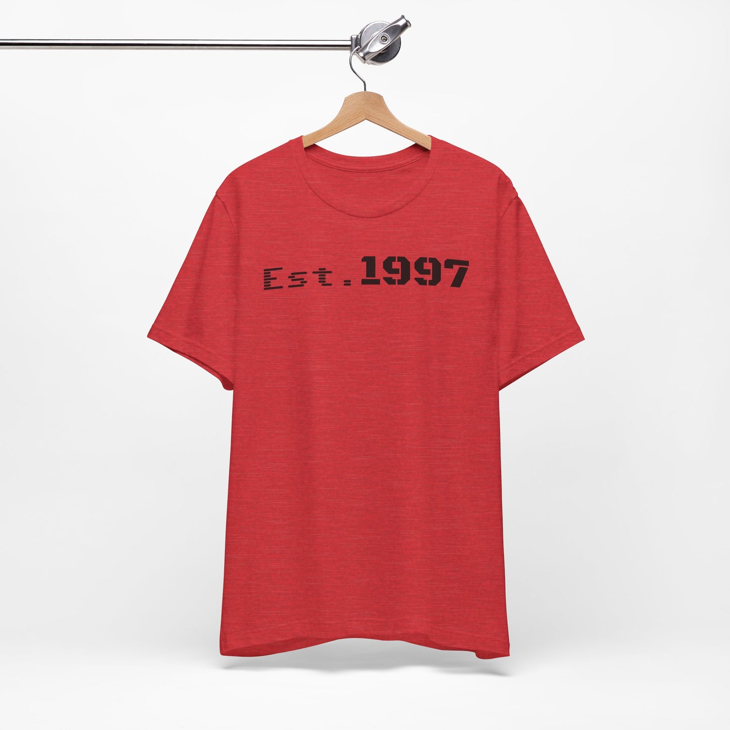 Est. 1997 Unisex Jersey Short Sleeve Tee - Vintage Style, Perfect for Birthdays, Casual Wear, Gifts, Anniversaries, Retro Fashion