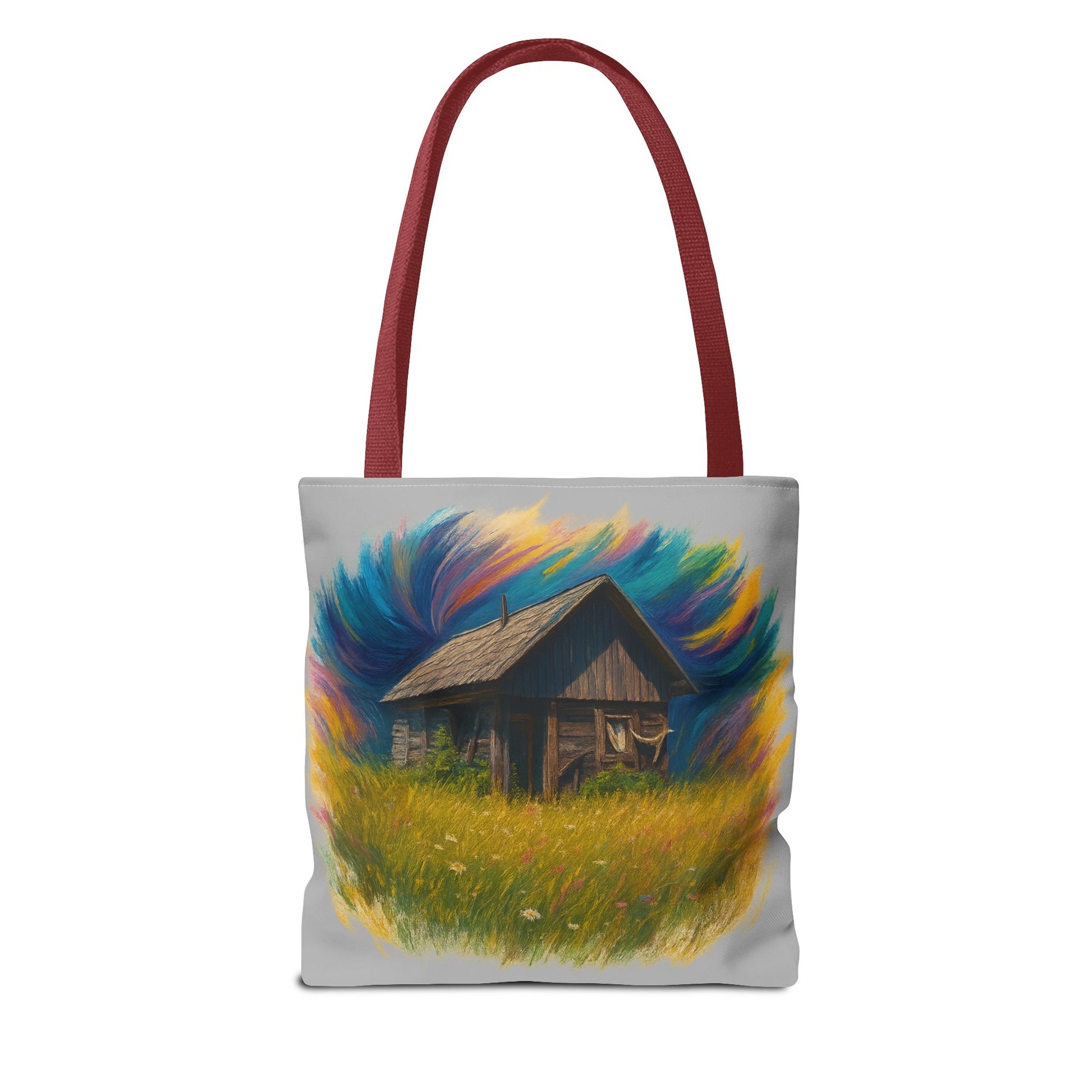 Rustic Charm Tote Bag | Boho Bag | Eco-Friendly Custom Design | Nature Lover Gift | Canvas Purse | Casual Carryall - TRV