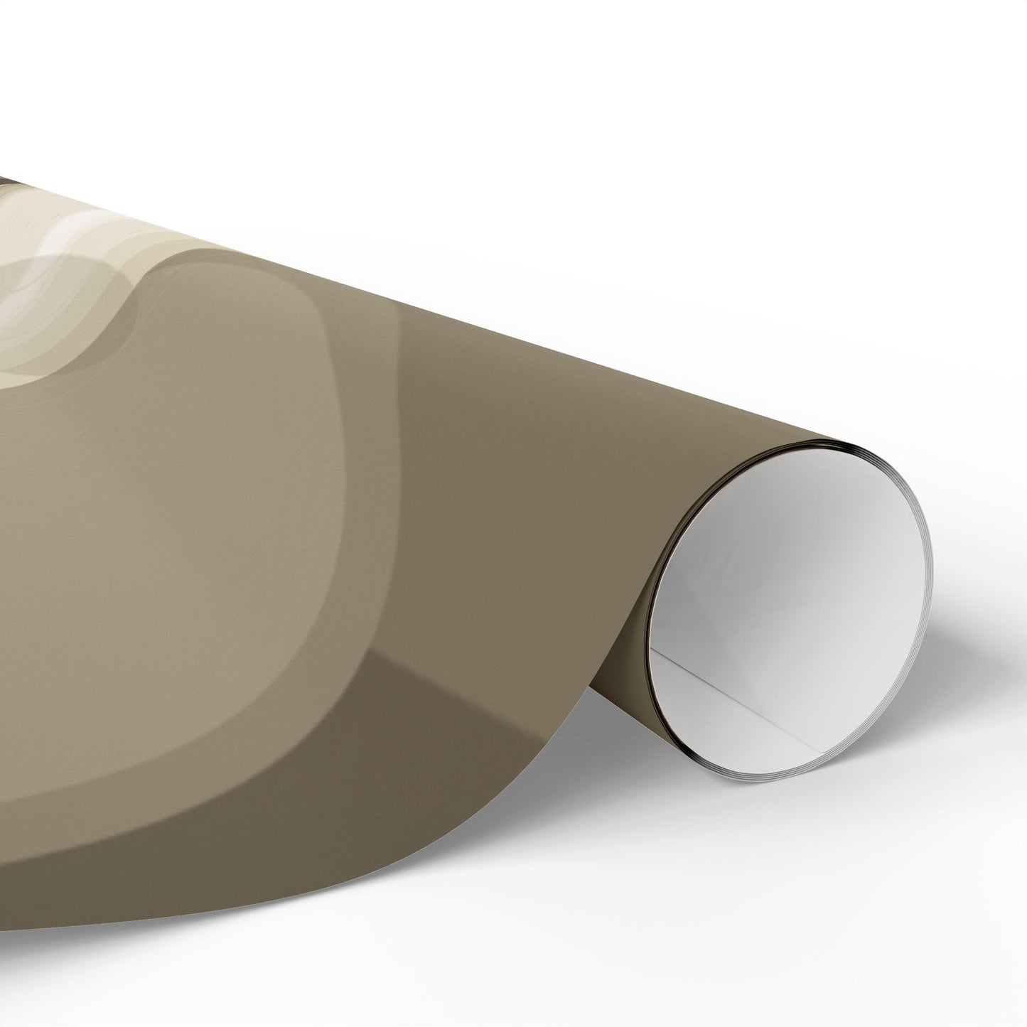 Neutral Abstract Circles Wrapping Paper
