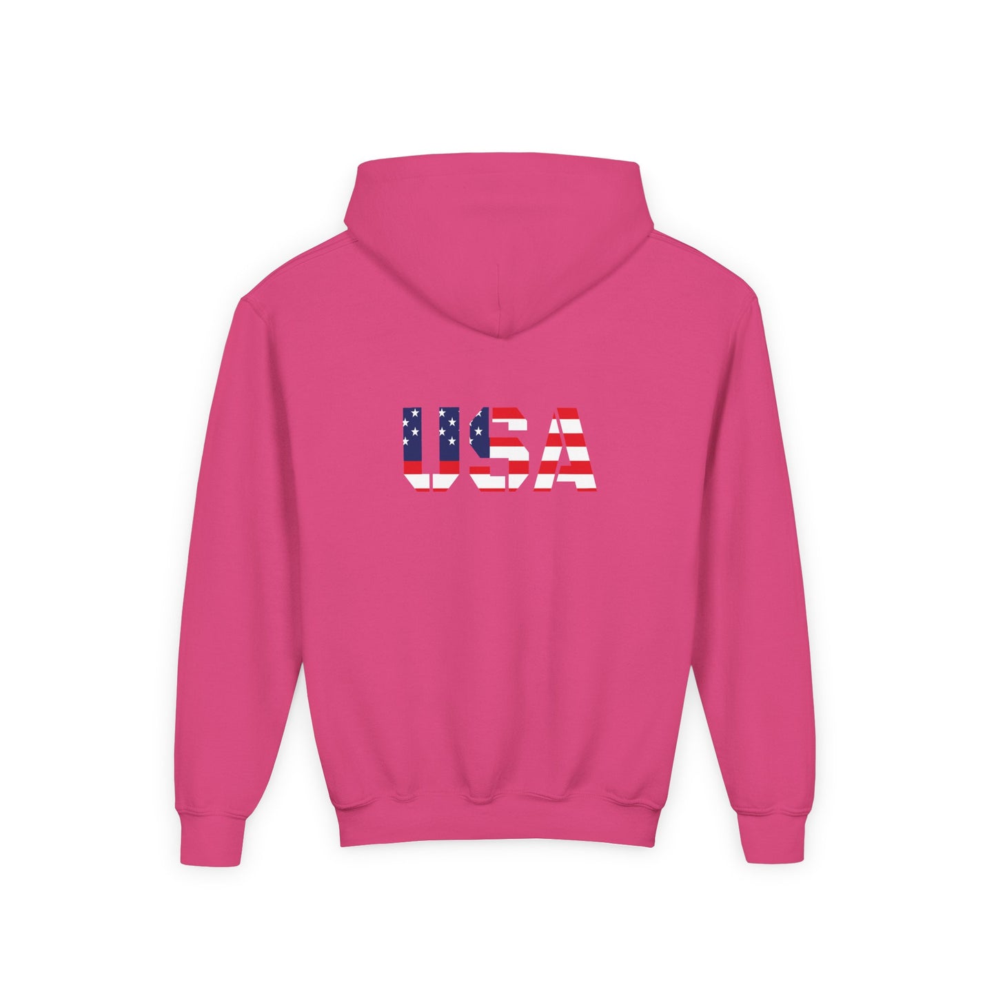 USA Flag Youth Hoodie, Youth Sweatshirt, Cool Hoodie for Kids, American Pride Apparel, Comfortable Boys and Girls Sweatshirt