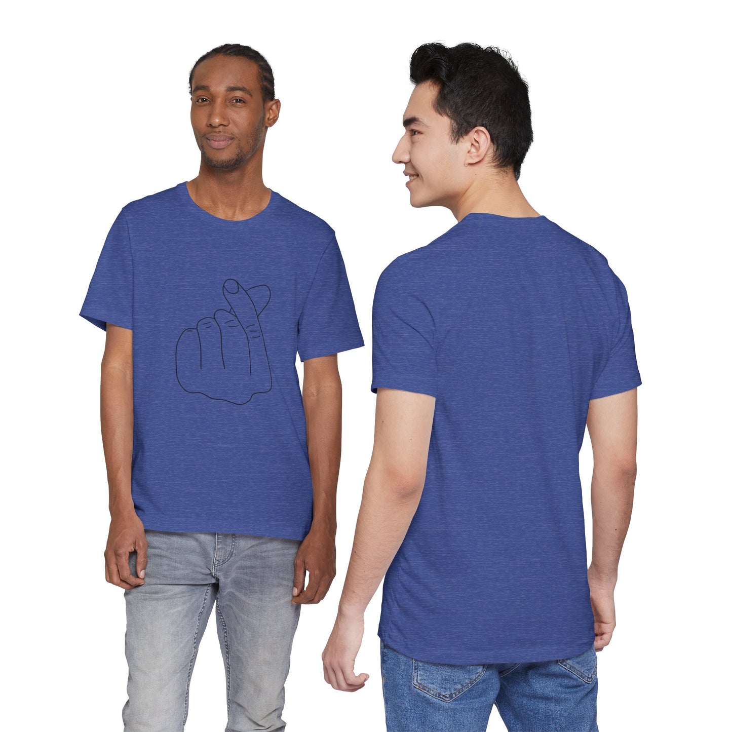 Minimalist Hand Sign Unisex Tee | Casual Everyday Wear | Perfect for Gift Givers