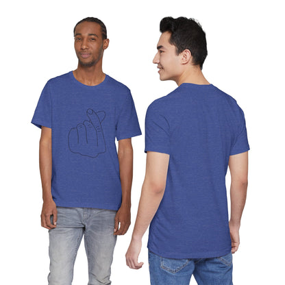 Minimalist Hand Sign Unisex Tee | Casual Everyday Wear | Perfect for Gift Givers