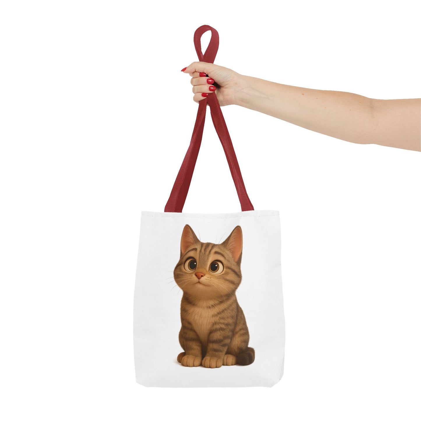 Cute Cat Tote Bag - Perfect for Animal Lovers, Eco-Friendly Carryall, Beach Bag, Shopping Tote, Gift for Cat Owners - TRV