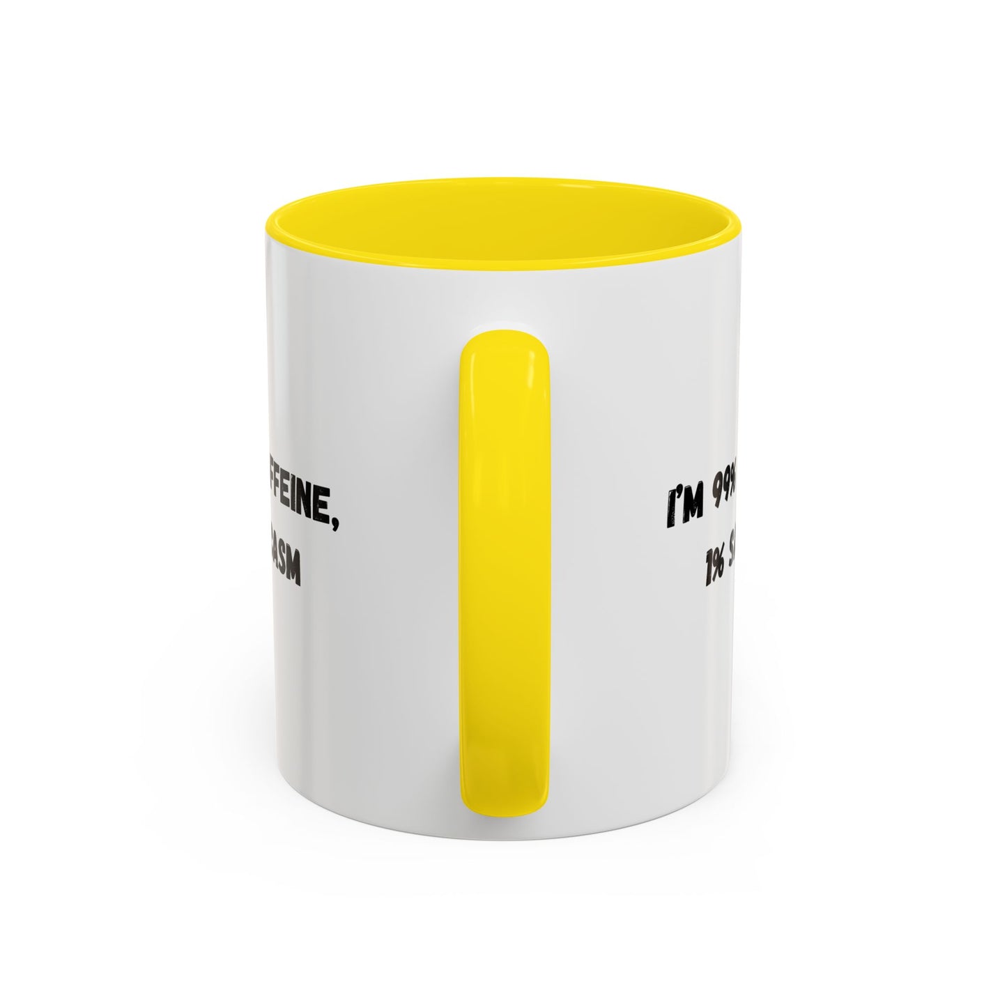 Sarcastic Coffee Mug - Funny Gift for Coffee Lovers, Black and White Accent Mug, Gift for Birthdays, Office Humor, Caffeine Enthusiasts