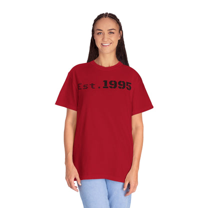 Vintage Est. 1995 T-Shirt, Retro Unisex Tee, Perfect Gift for Birthdays, Casual Wear, Nostalgic Apparel - TRV