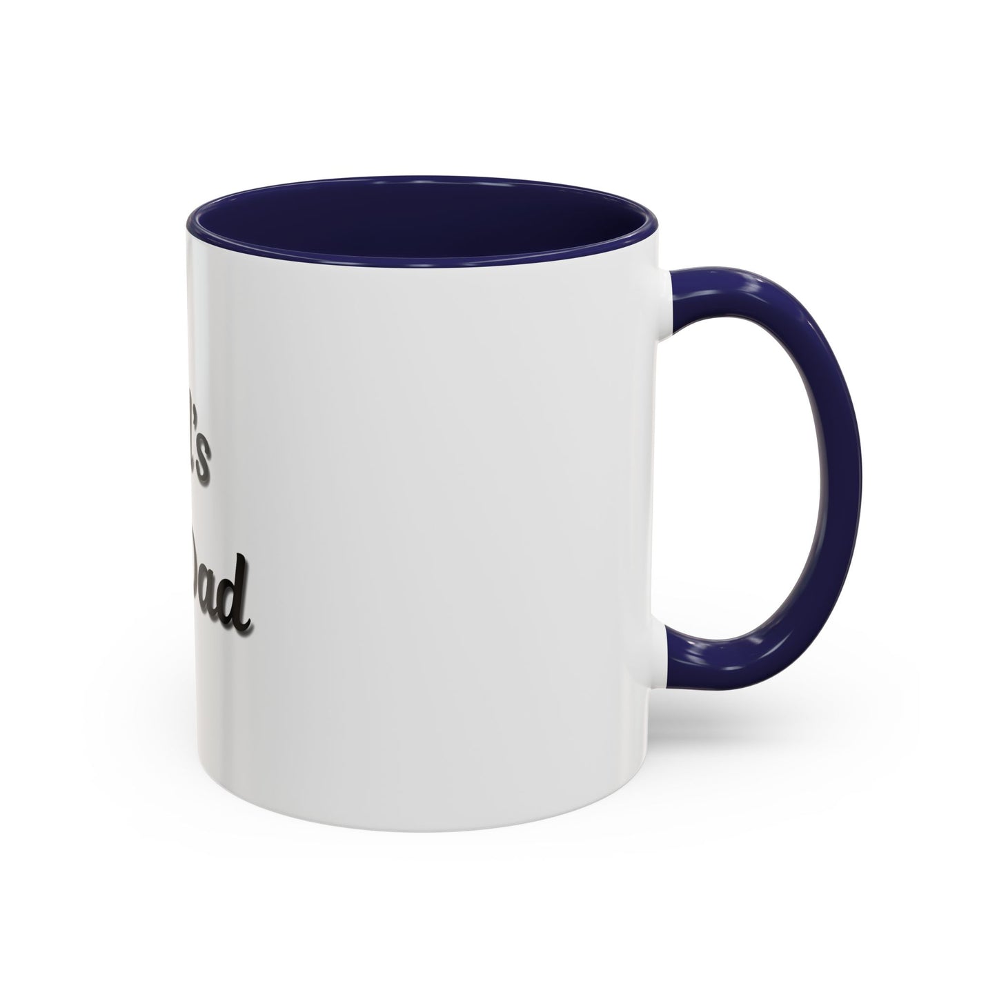 World's Best Dad Accent Coffee Mug - Perfect Gift for Father's Day - TRV