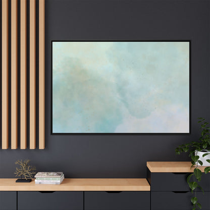Soft Abstract Pastel Watercolor Matte Canvas