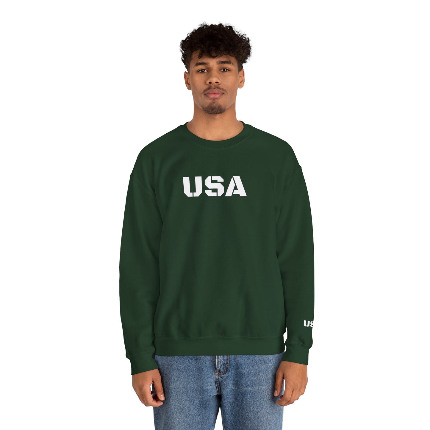 Cozy USA Unisex Crewneck Sweatshirt | Perfect Layering Piece for Every Season | Great Gift for Him/Her | Trendy Style for Casual Outings