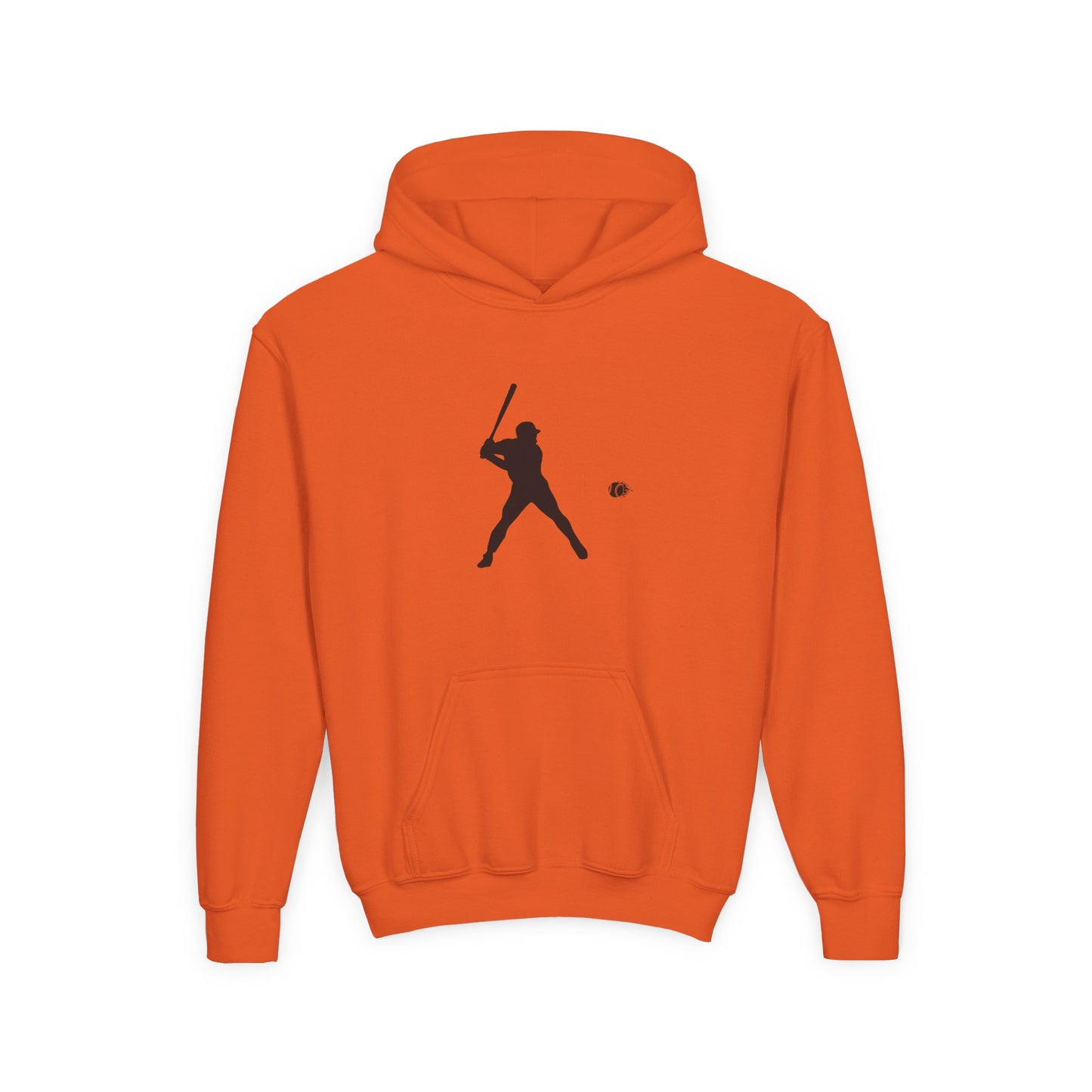 Baseball Themed Youth Hoodie, Sports Sweatshirt, Kids Gift, Youth Apparel, Baseball Fan Gear, Athletic Hoodie