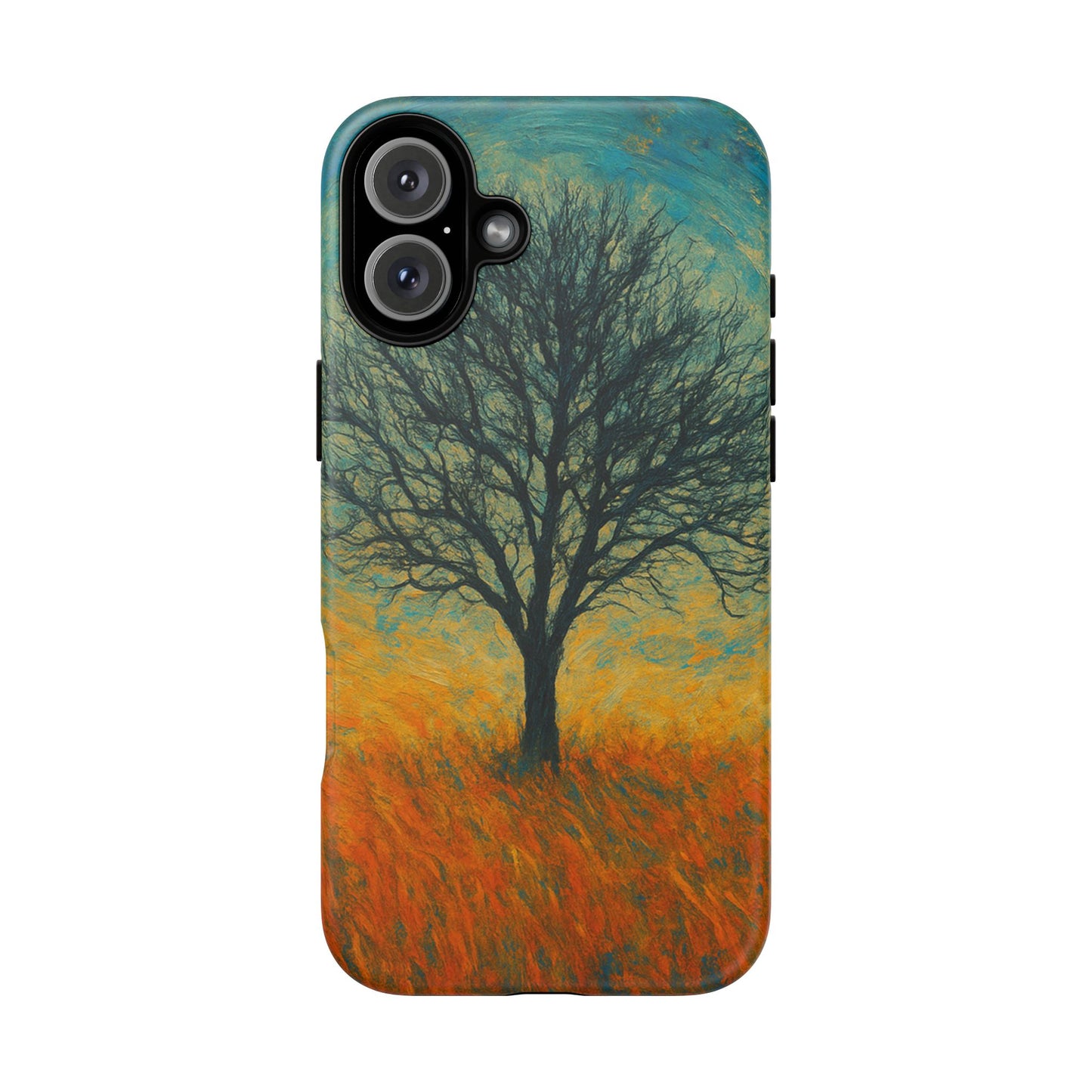 Artistic Phone Case with Tree Design, Nature Lover Gift, Unique Phone Cover, Holiday Present, Eco-friendly Tech Accessories - TRV