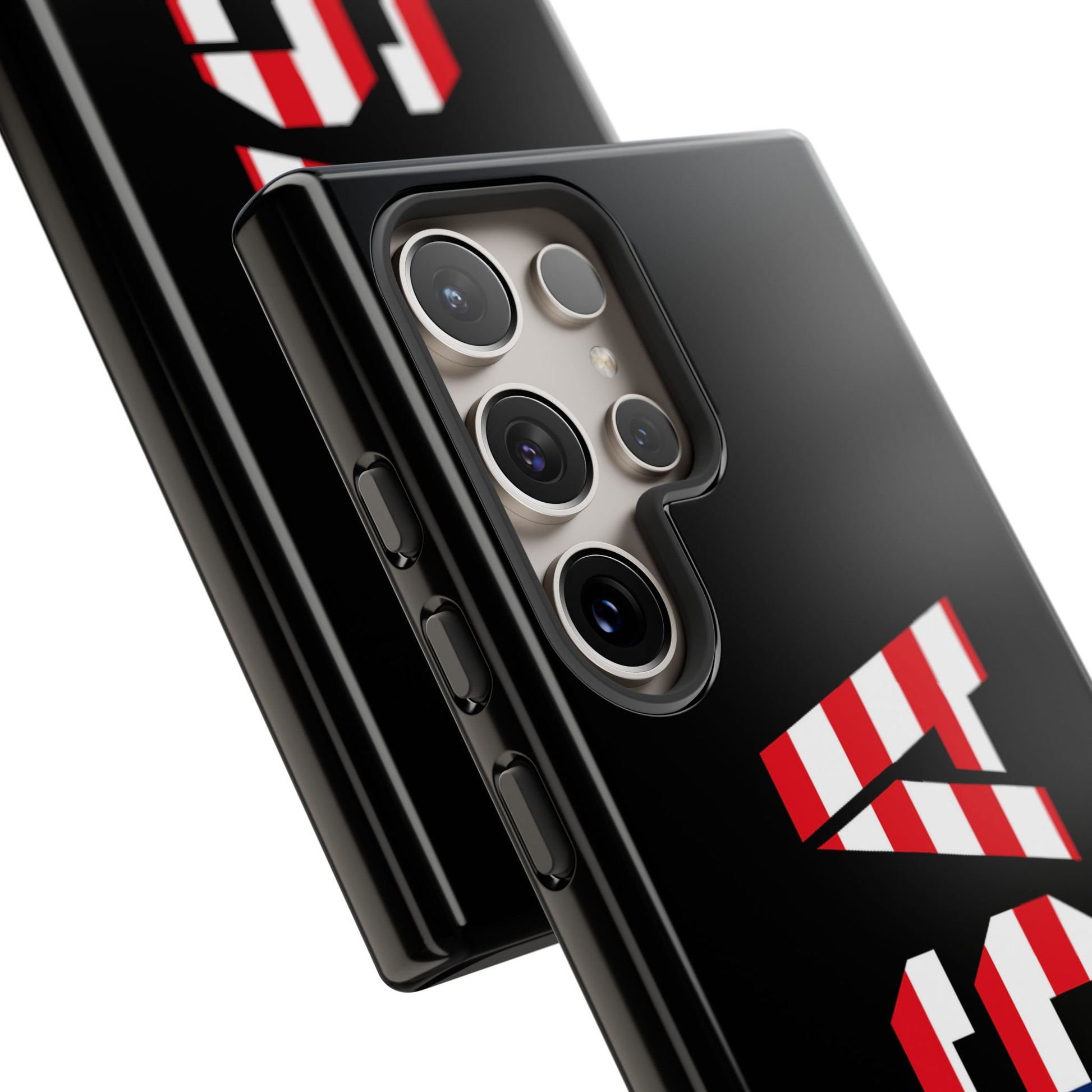 USA patriotic American flag phone case by Printify featuring a durable, tough design with bold flag graphics.
