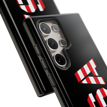USA patriotic American flag phone case by Printify featuring a durable, tough design with bold flag graphics.