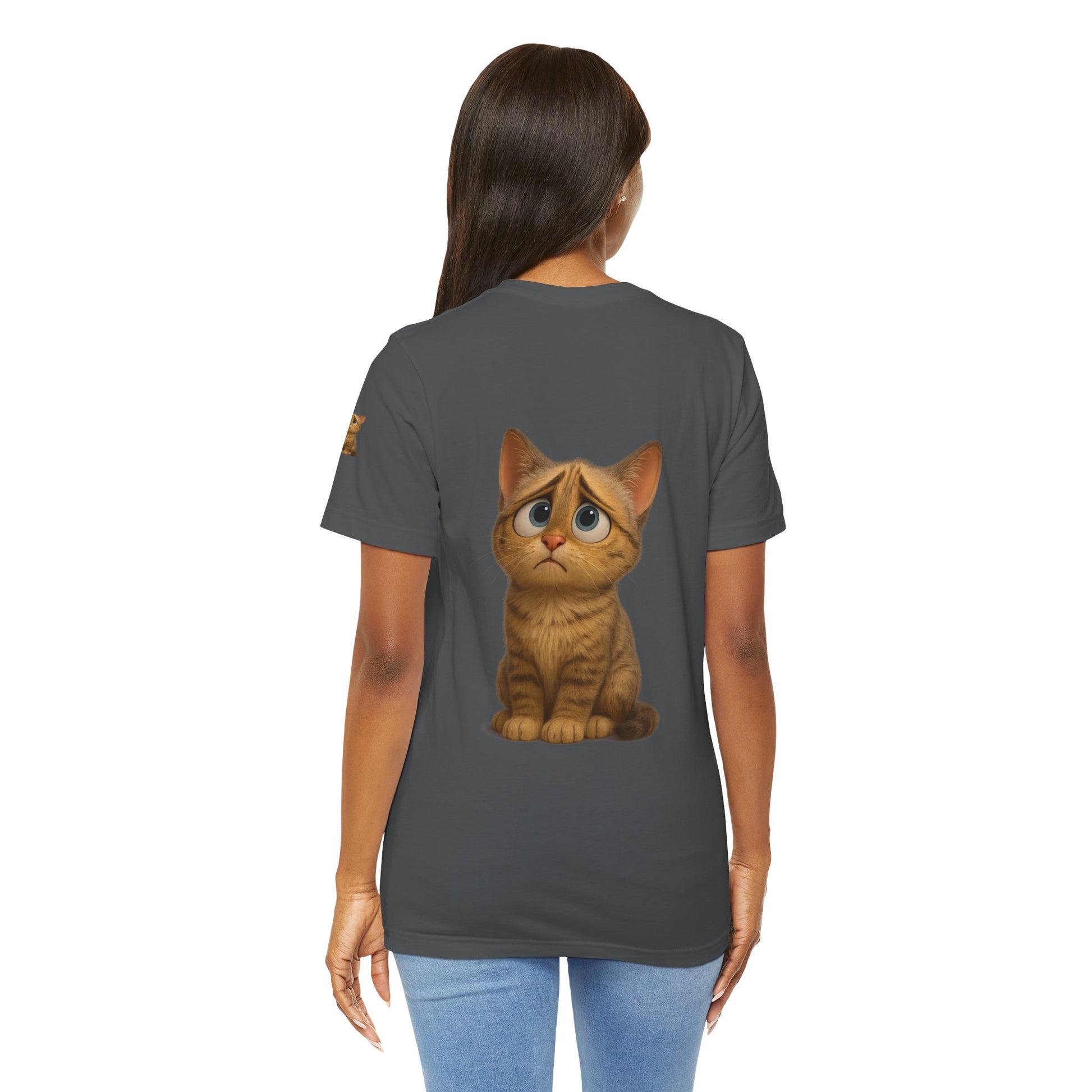 Adorable Cat Graphic Tee, Cute Pet Lover Shirt, Animal Lover Gift, Funny Cat Apparel, Birthday, Christmas, Everyday Use - TRV