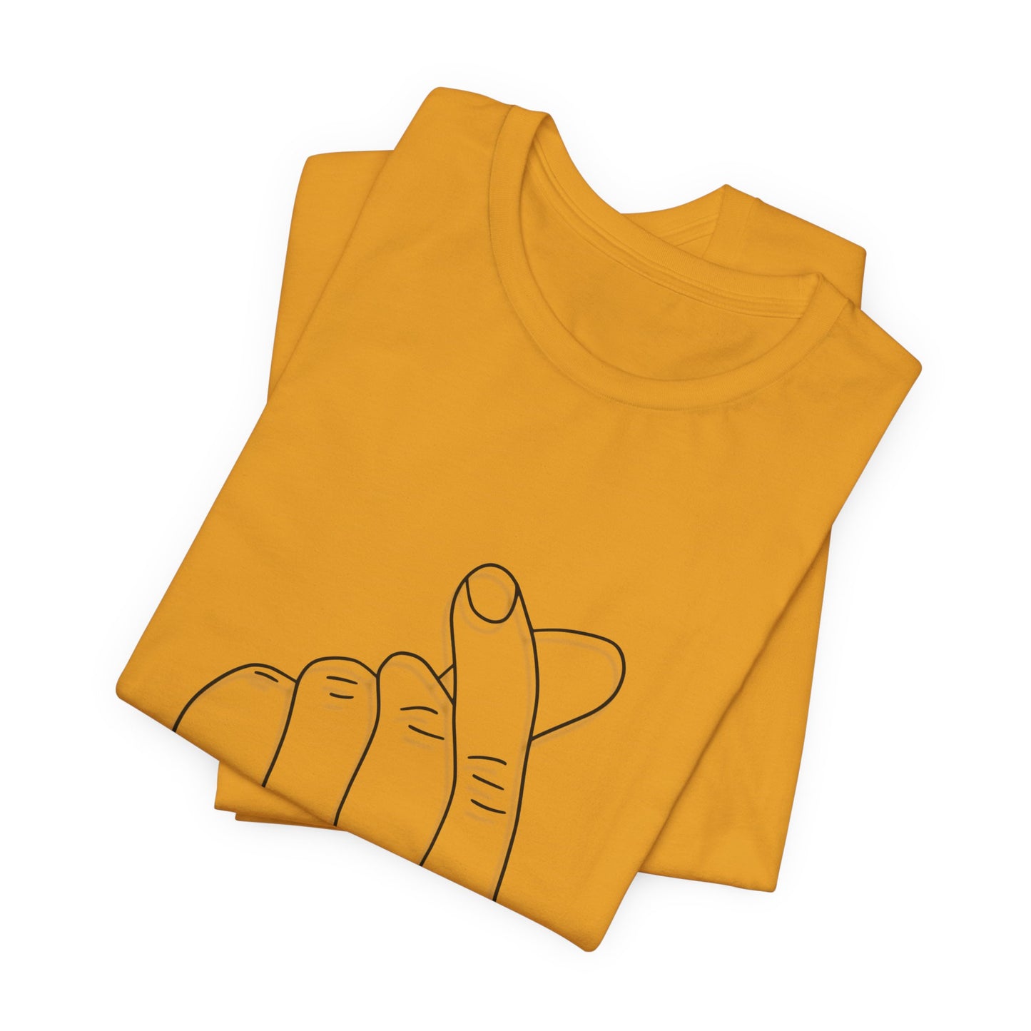 Minimalist Hand Sign Unisex Tee | Casual Everyday Wear | Perfect for Gift Givers
