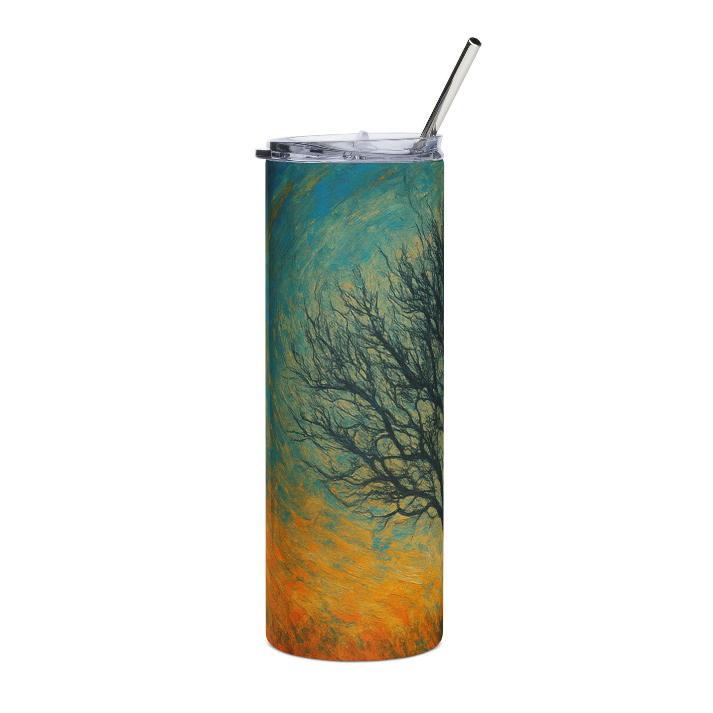 Serene Nature-Inspired Stainless Steel Tumbler, 20oz | Ideal for Outdoors, Gifts, Home, Coffee Lovers, Travel, Eco-Friendly - TRV