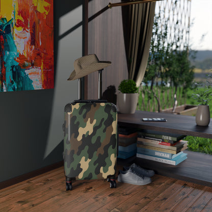 Camouflage Carry-On Suitcase – Military Camo Travel Luggage