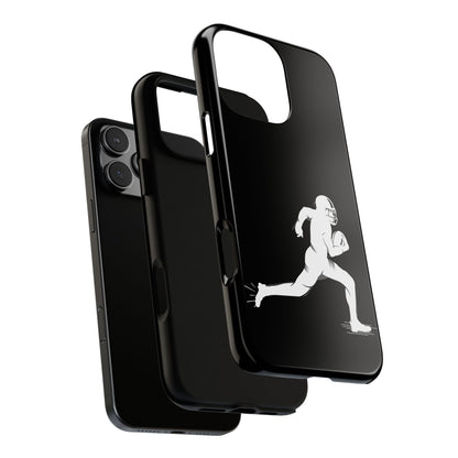Football Player Phone Case, Tough Cases, Sports Phone Cover, Gift for Athletes, iPhone & Samsung Accessories, Running Player Design - TRV