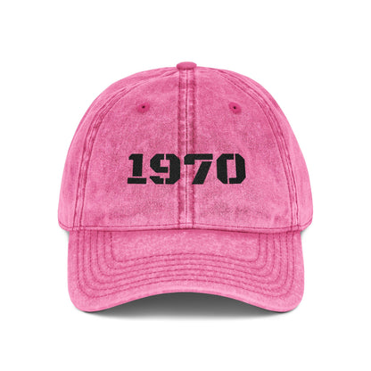 Vintage Embroidered Cap, Retro Baseball Hat, 70s Style Headwear, Gift for Dad, Casual Fashion Accessory - TRV