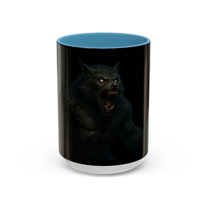 Howling Werewolf Coffee Mug - Perfect Gift for Horror Lovers, Wolf Enthusiasts, Halloween Decor, Unique Drinkware, Gothic Homeware - TRV